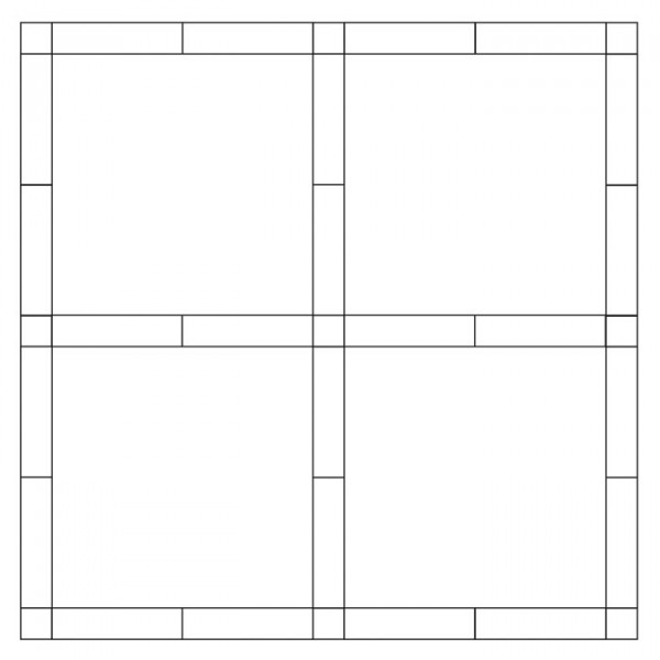 Balancierschlangen-Set für Quadrat