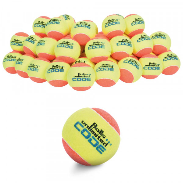 Trainerball BallsUnlimited, GELB/ORANGE, 60er Polybag / Code Blue