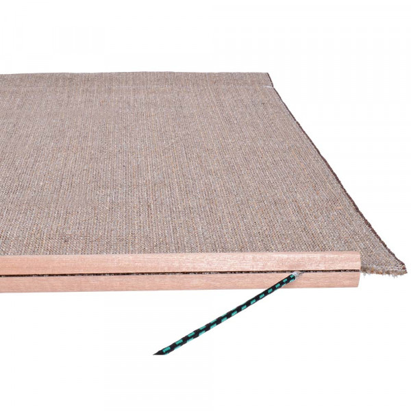 Abziehteppich SISAL (Kokos) mit Holzprofil