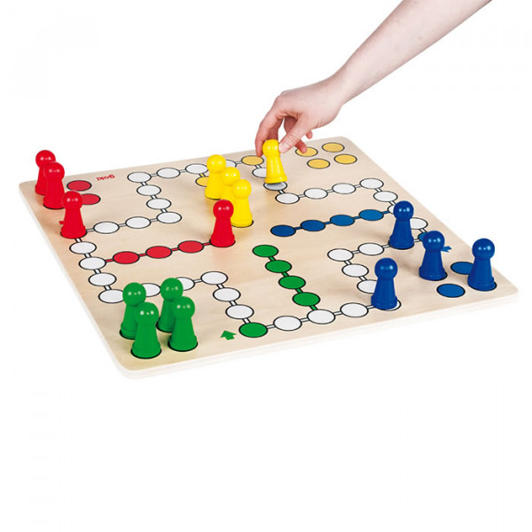 Ludo Maxi Holz 50 x 50 - Wer ärgert sich?